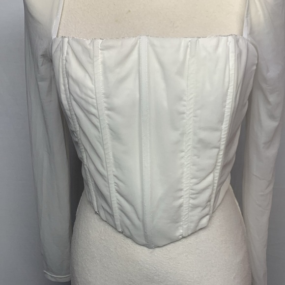 Princess Polly Beverly Corset Top White - Picture 5 of 10